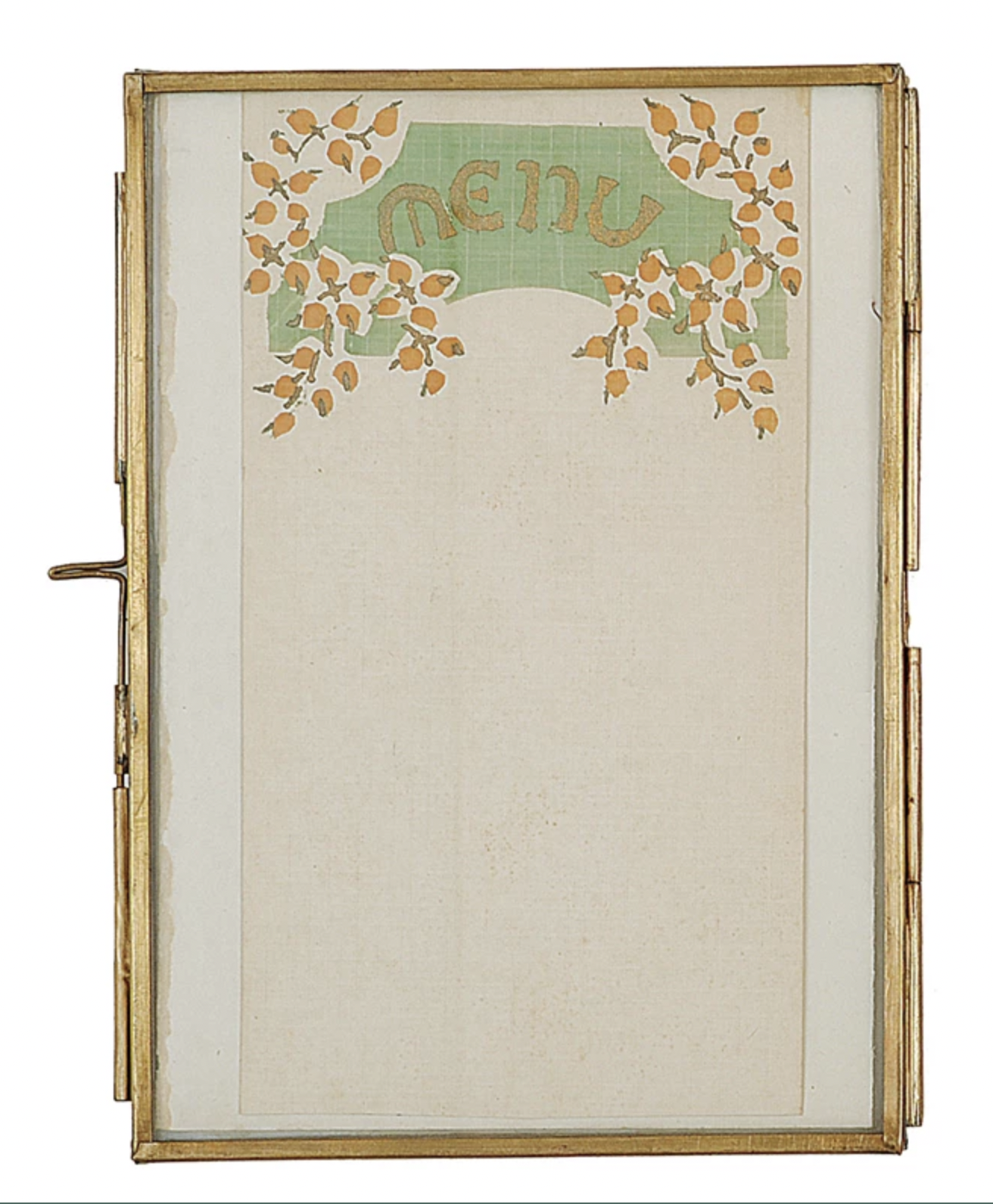 Brass and Glass Photo Frame