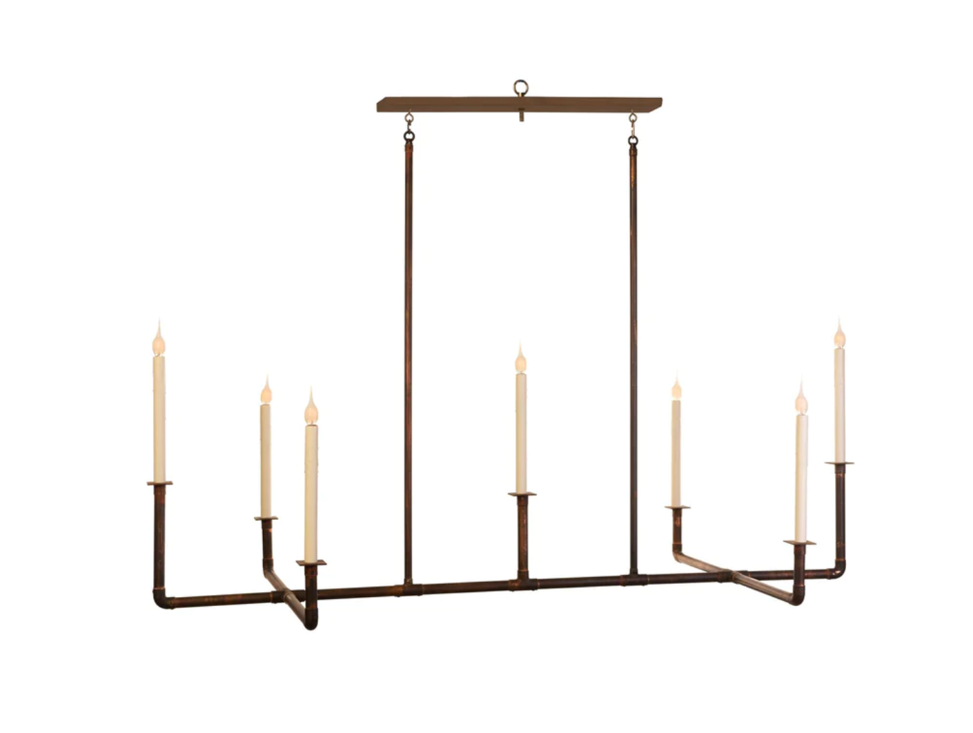 Double Cross Bar Chandelier