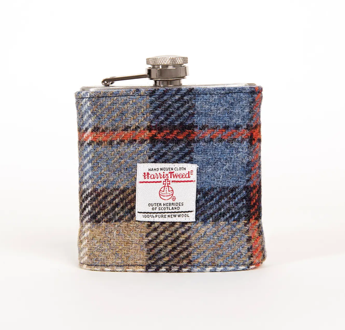 Harris Tweed Hip Flask