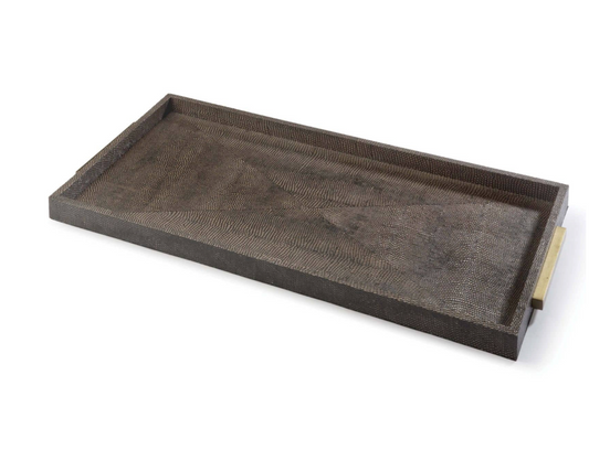 Rectangle Shagreen Boutique Tray