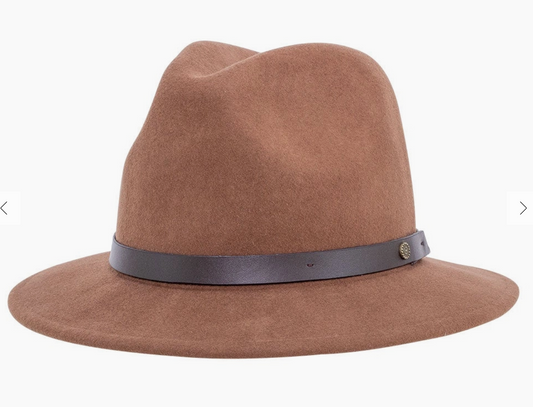 McQueen - Womens Felt Fedora Hat