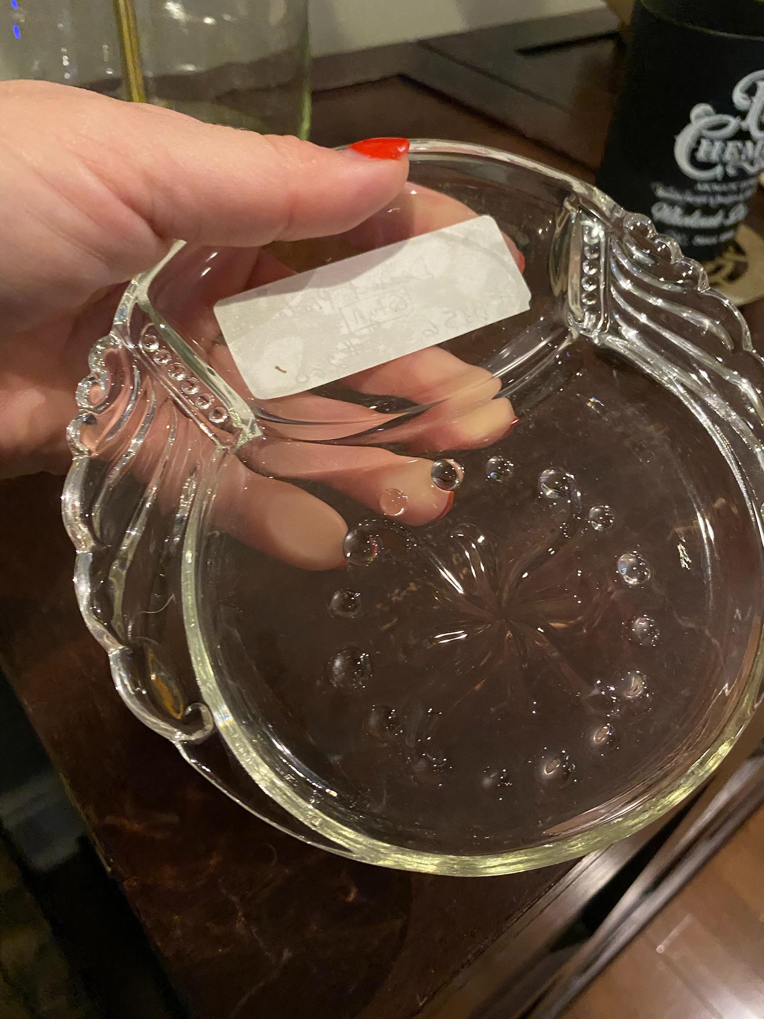 Glass Dessert Plate