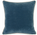 Heirloom Velvet Pillow- Marine Blue