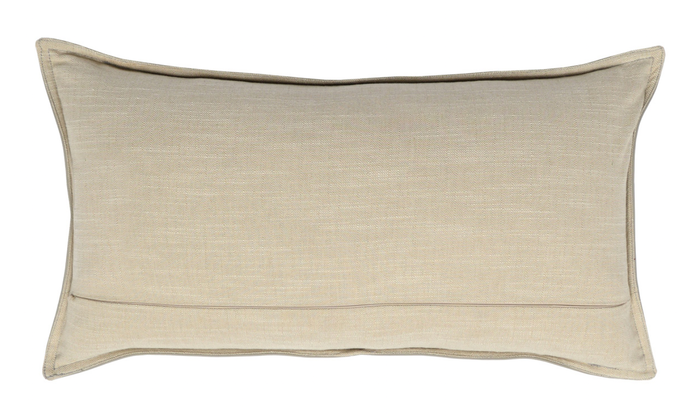 Dumont Leather Lumbar Pillow