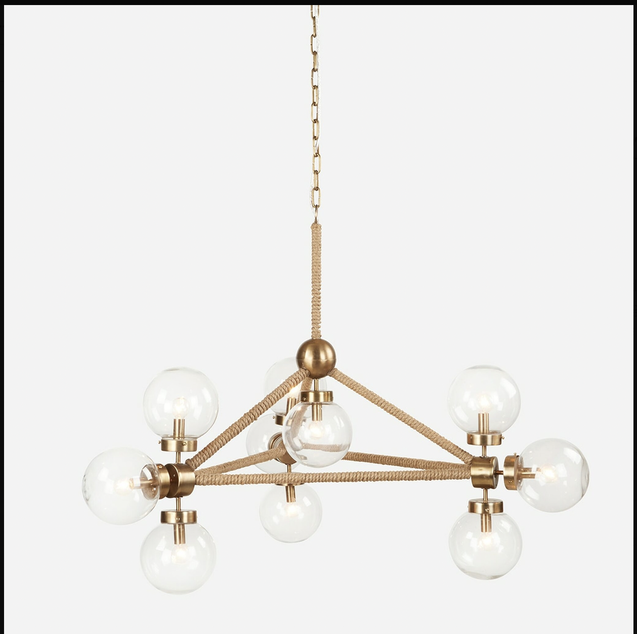 Rope Globe Chandelier