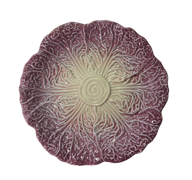 Bordallo Pinheiro Inspired Cabbage Plates