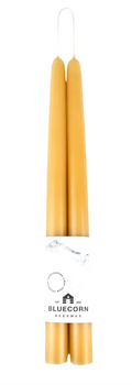 Raw Beeswax Taper Candles