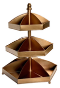 Etagere Brass Display