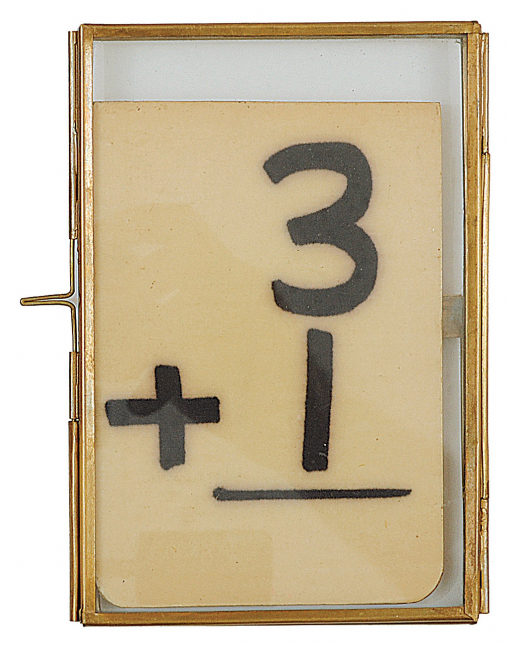Brass and Glass Photo Frame