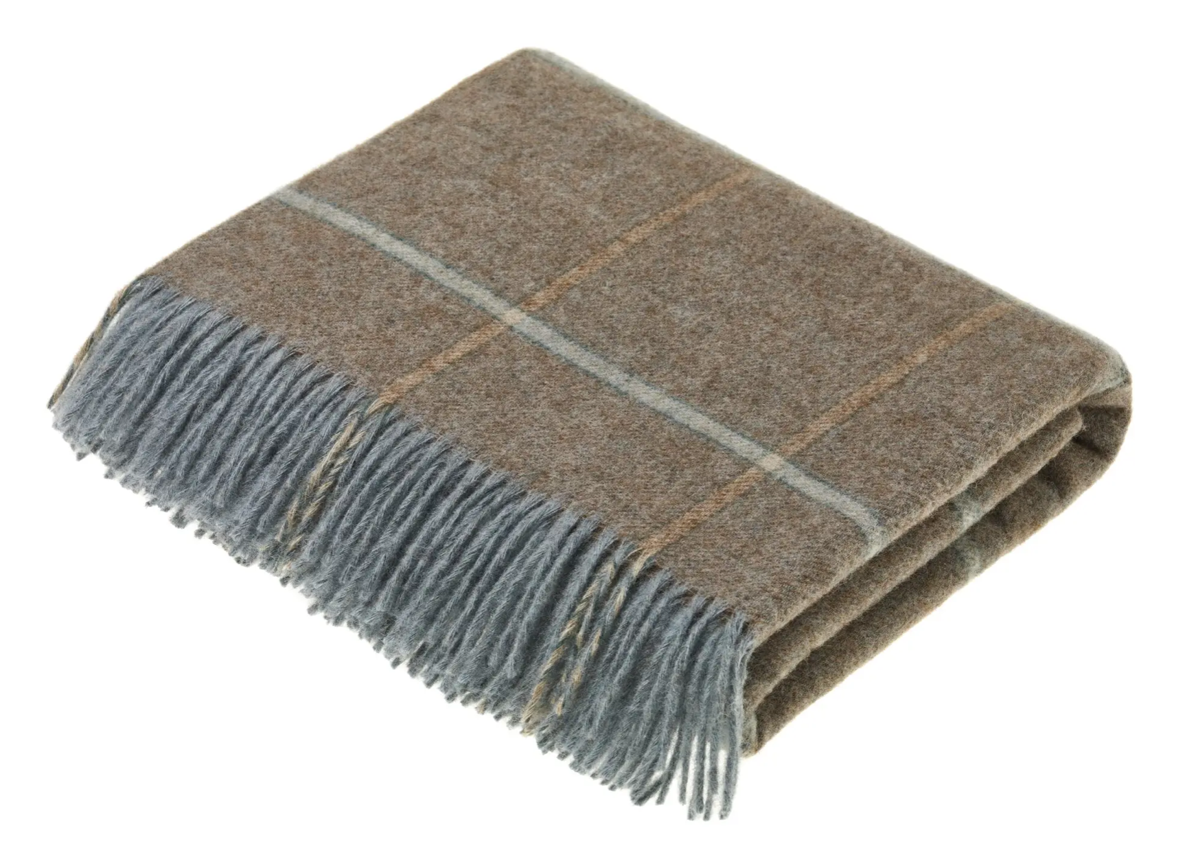 Shetland Wool Blanket 72"X 55W