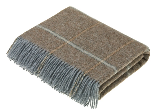 Shetland Wool Blanket 72"X 55W