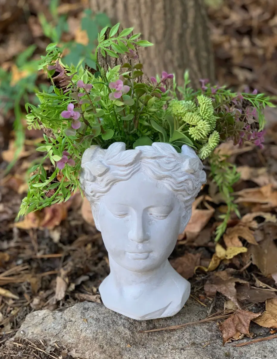 Grecian Head Planter