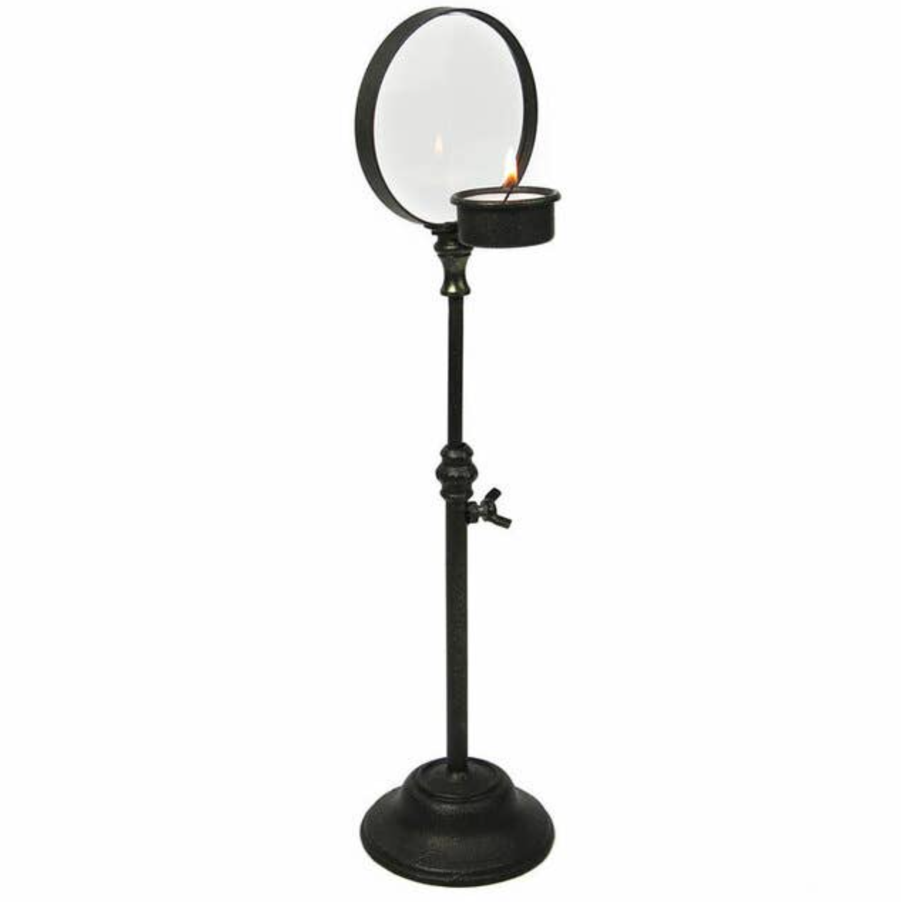 Iron Candle Holder Magnifier