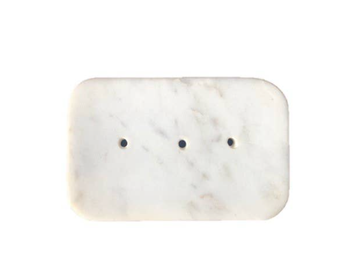 Marble Soapdish White