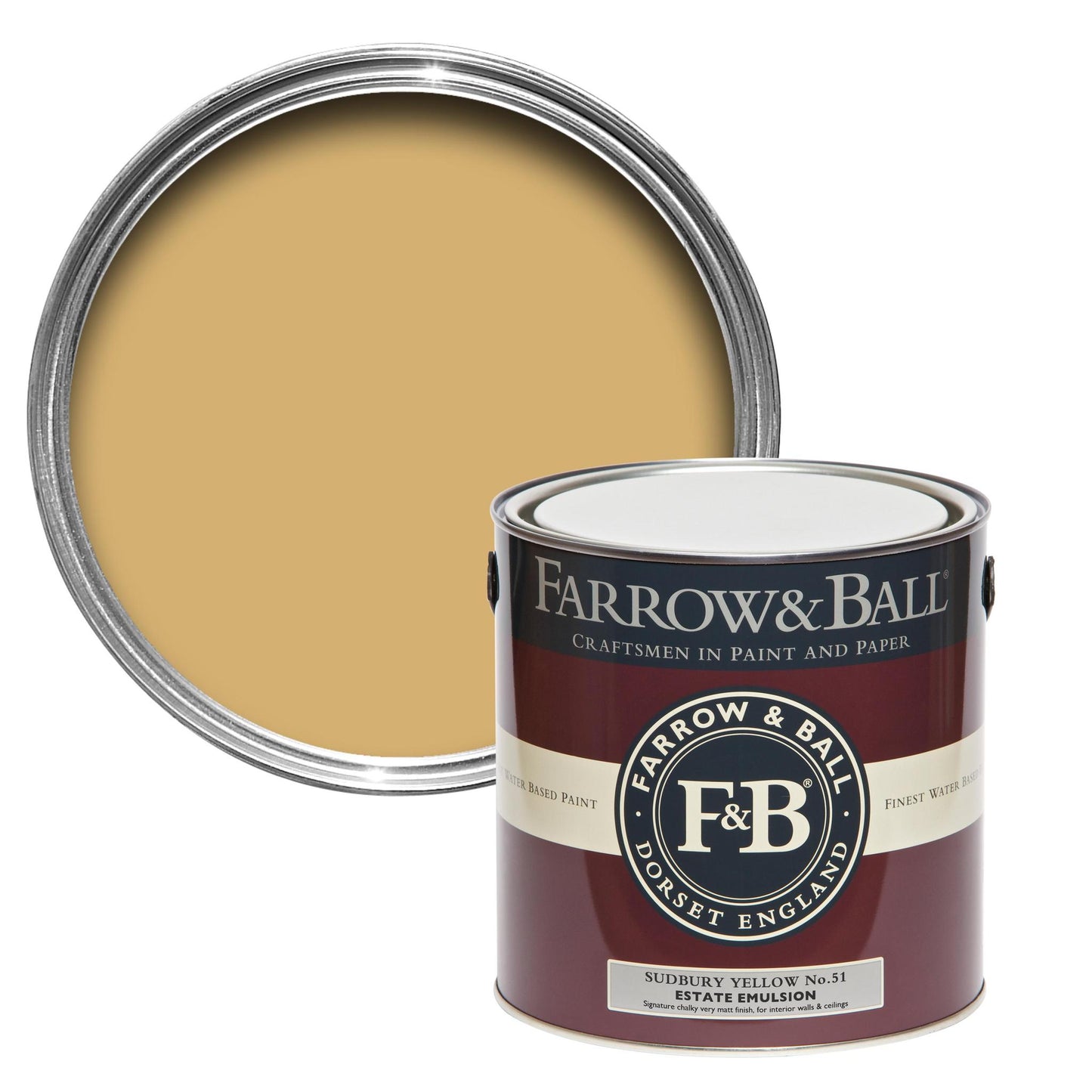 Farrow & Ball Sudbury Yellow No.51