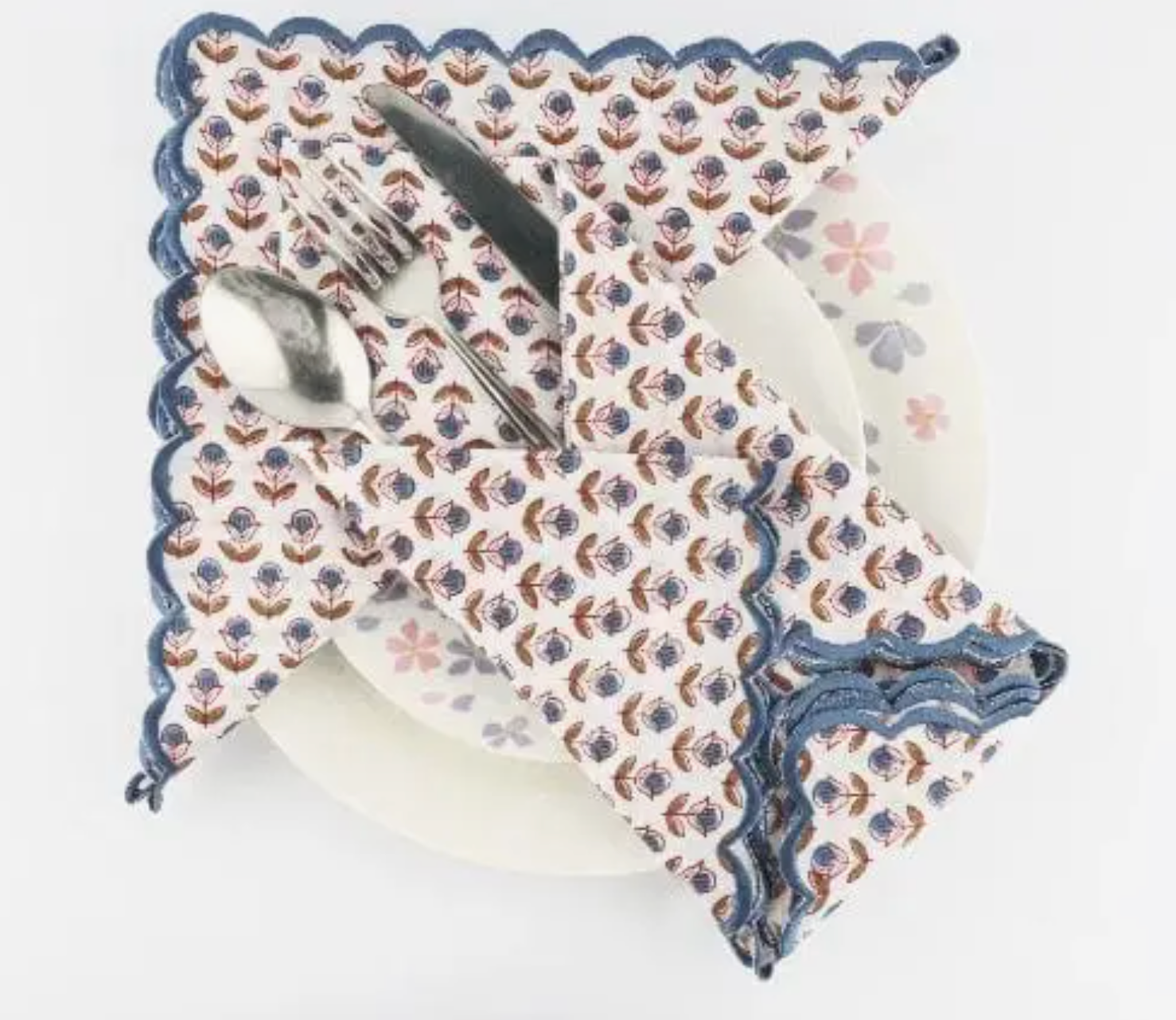 Block Print Cocktail Napkins