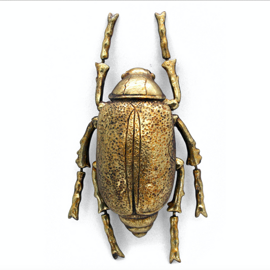 Gold Leaf Beetle Wall Decor