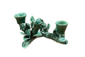 Faux Bois Candle Stick Holder
