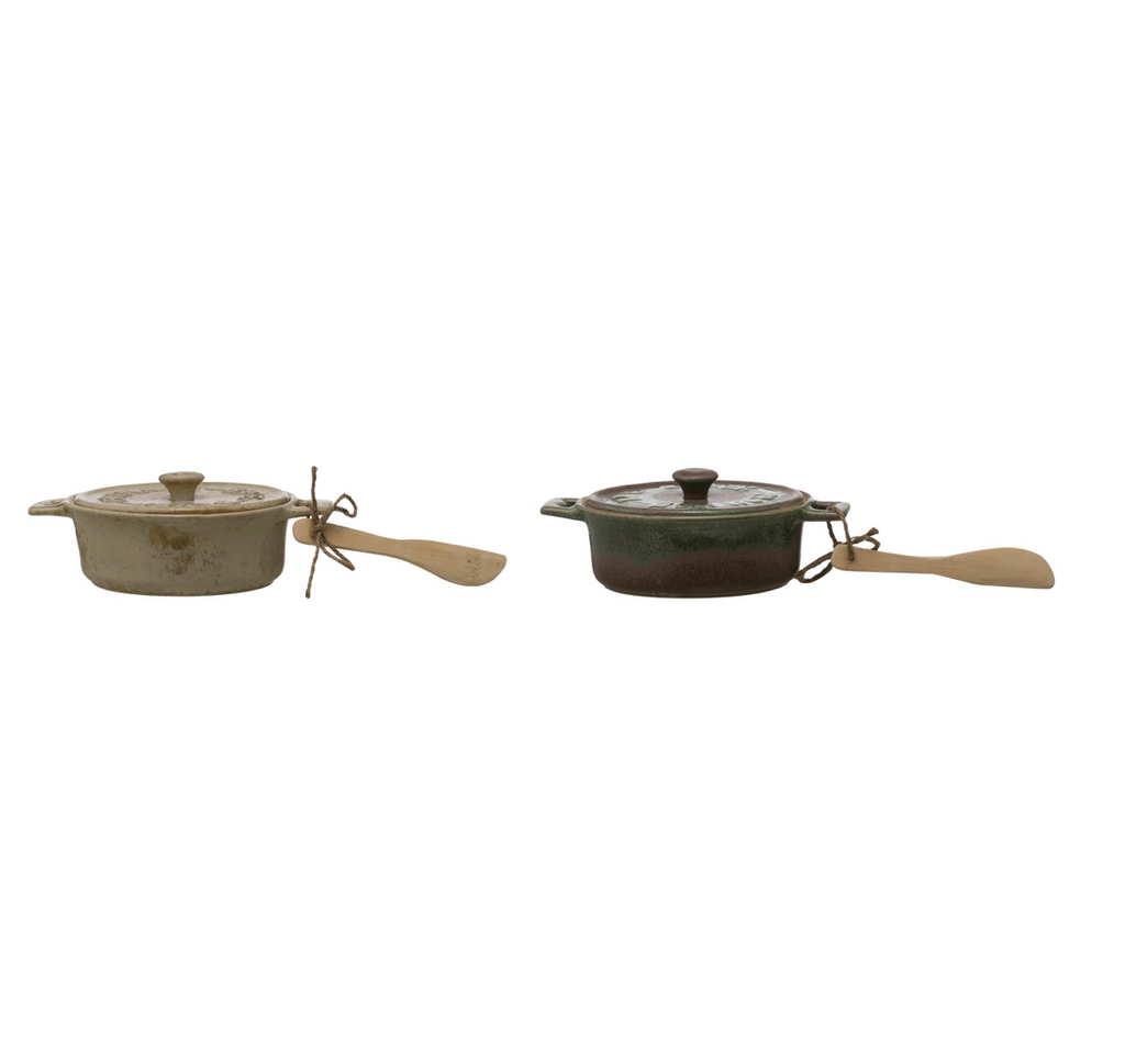 Stoneware Brie Baker
