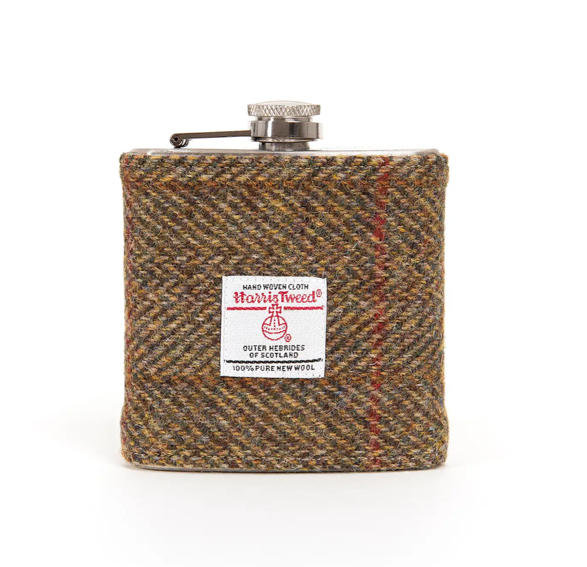 Harris Tweed Hip Flask