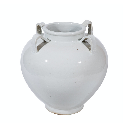 Busan White Ear Vase