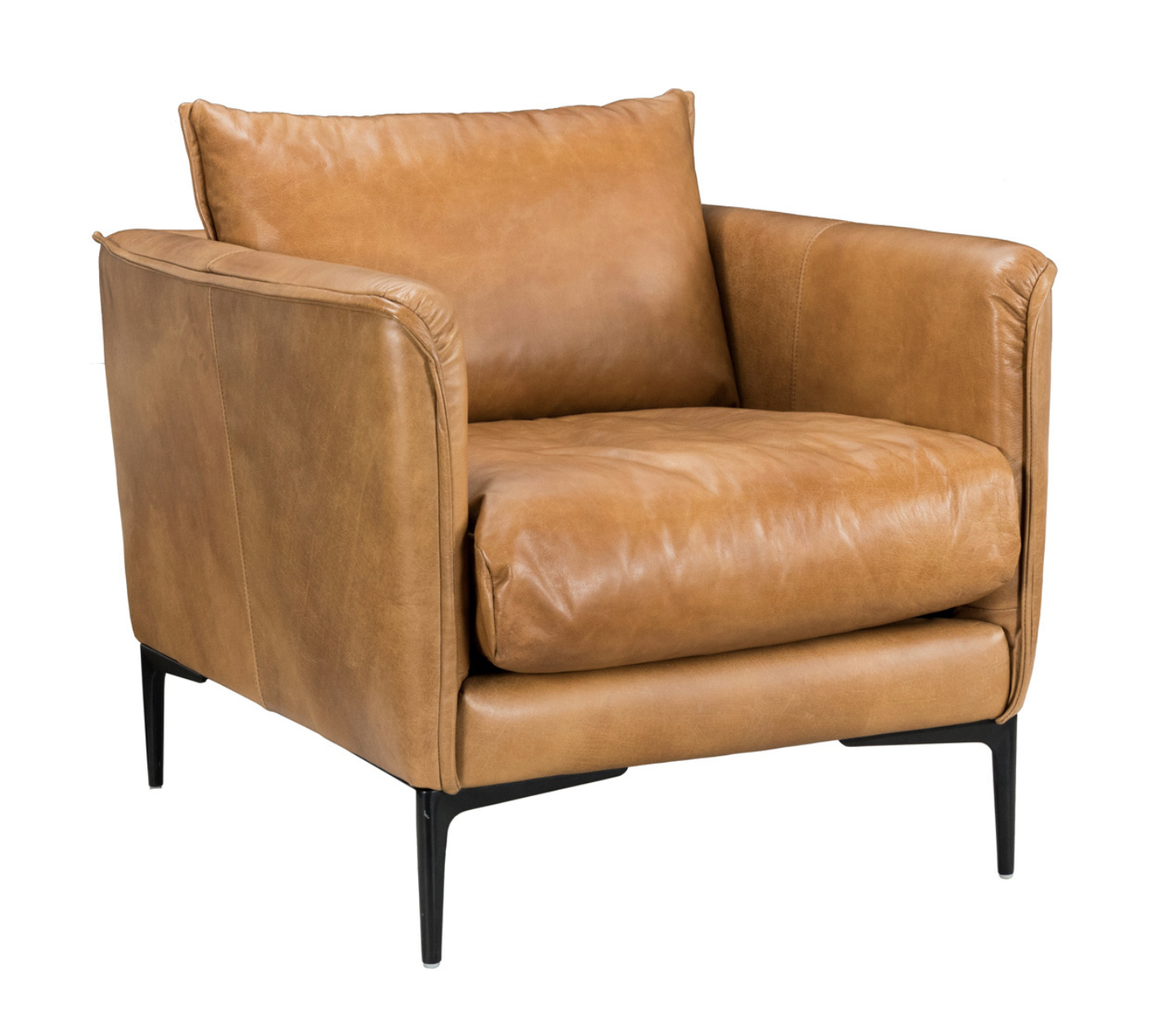 Abigail 85" Leather Sofa