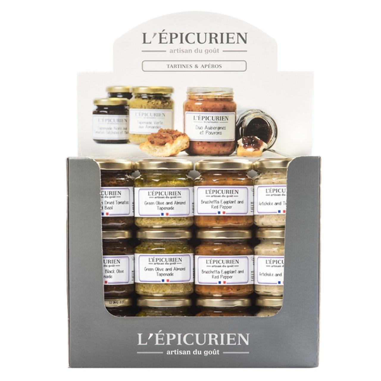 l'epicurien green olive and almond tapenade