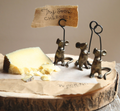 Cast Iron Mouse Card Holder
