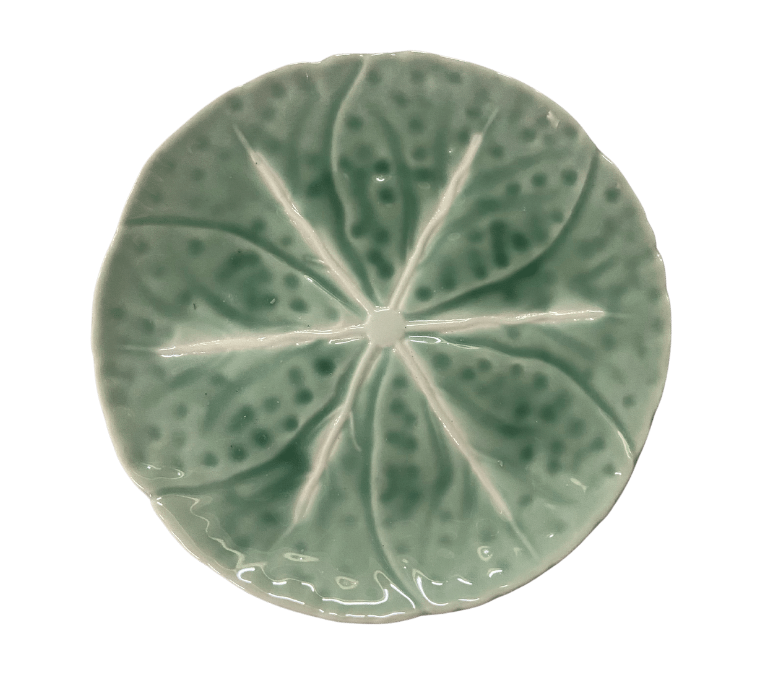 Bordallo Pinheiro Inspired Cabbage Plates
