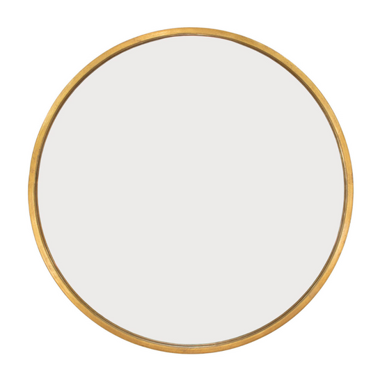 Gold Large Round Mirror