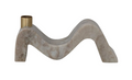 Marble and Brass Wave Taper Holder