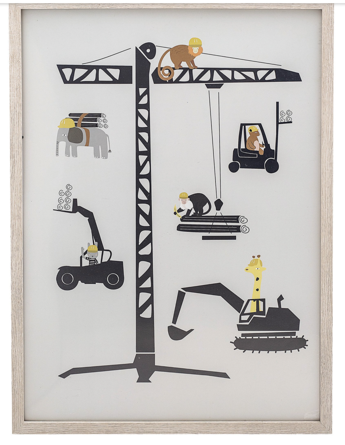 Animals, Crane and Construction Wall Art