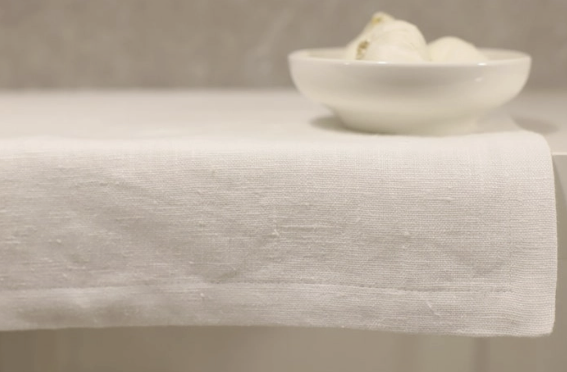 100" Stonewashed Linen Table Runner