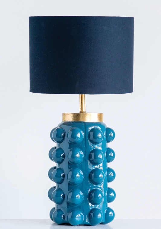 Hobnail Glass Table Lamp