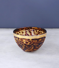 Glass Tortoise and Gold Bowl