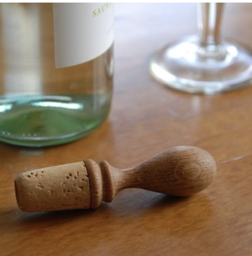 Oak Wine Stopper