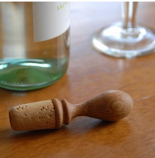 Oak Wine Stopper