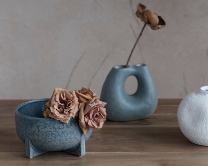 Stoneware Flower Pot