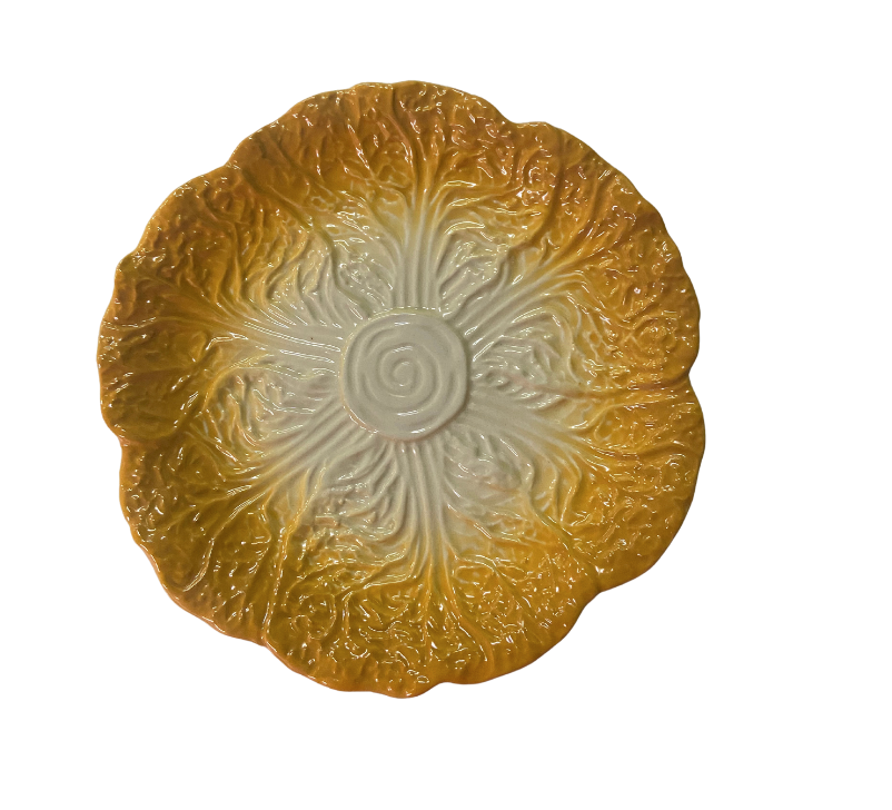 Bordallo Pinheiro Inspired Cabbage Plates